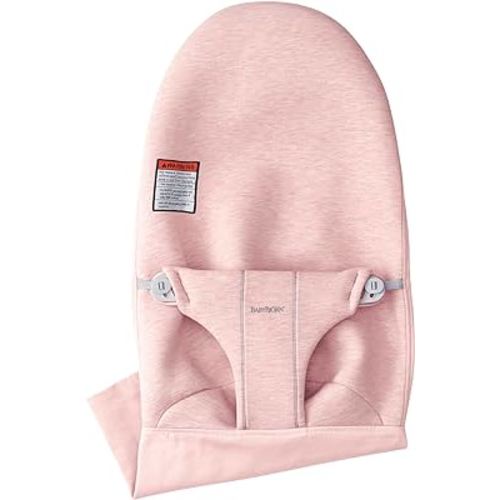 BabyBjörn Fabric Seat Bouncer Bliss, 3D-Jersey, Light Pink