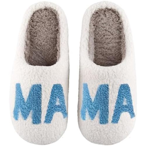 Comfy House Slippers For Women Men, Ladies Fuzzy Bedroom Slippers,indoor Outdoor Memory Foam Shoes