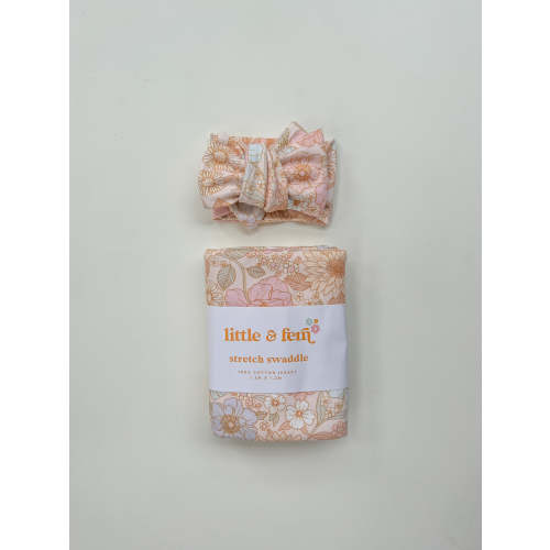 Swaddle Set | Pastel Bloom – Little and Fern