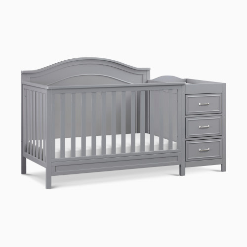 daVinci Charlie 4-in-1 Convertible Crib and Changer Combo - Grey