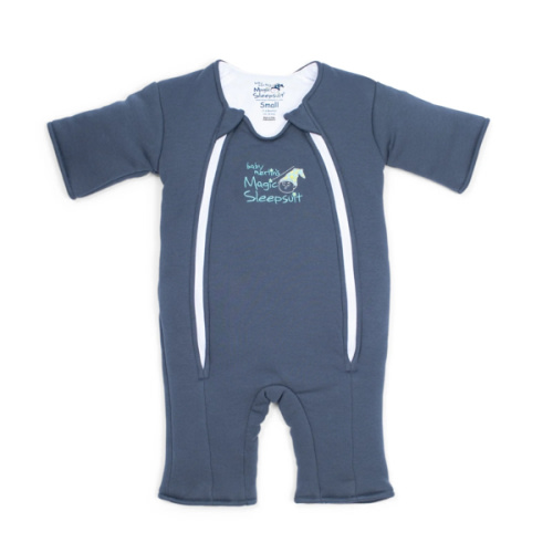 Navy Blue Baby Merlin’s Magic Sleepsuit – Premium 100% Cotton Baby Sleepwear