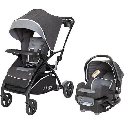 Baby Trend Sit N Stand® 5-in-1 Shopper Travel System with Ally 35 Infant Car Seat, Spectra