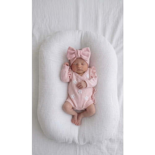 FLOWER EMBROIDERY FLUTTER KIMONO BODYSUIT