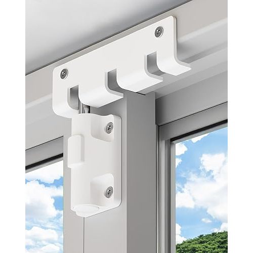 Sliding Door Lock Window Locks for Patio Sliding Glass Door Foot Locks for Front Door Security Bar Stoppers Top Horizontal Childproof Keyless Safety Lock from Inside Home Apartment Hotel Essentials