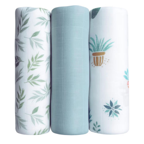 Cuddle leaf Muslin Baby Swaddle Blanket