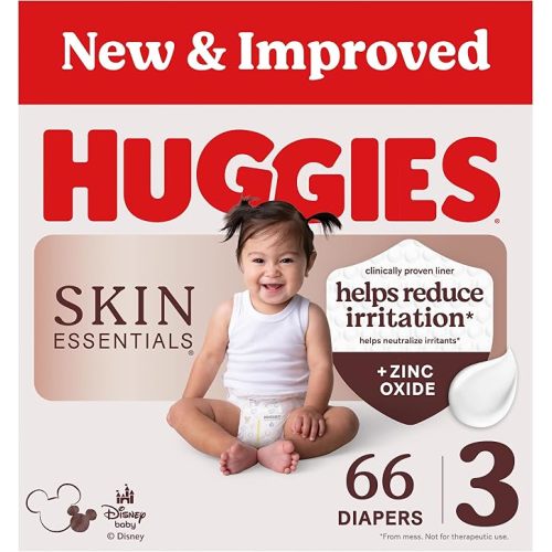 Huggies Skin Essentials Diapers Size 3, 66 Count