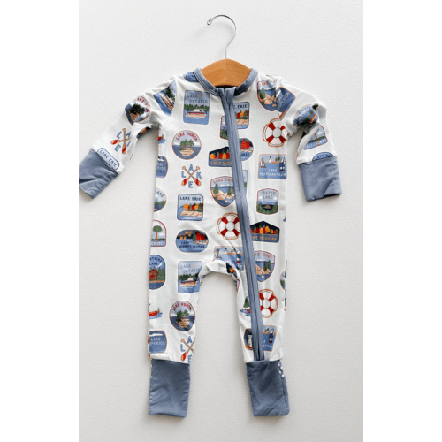 Lake Stickers Romper