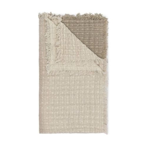Crane Baby Multi-Layer Muslin Baby Blanket - White Sand Ombre: 30" x 40", Farm and Country Theme, 1-Pack