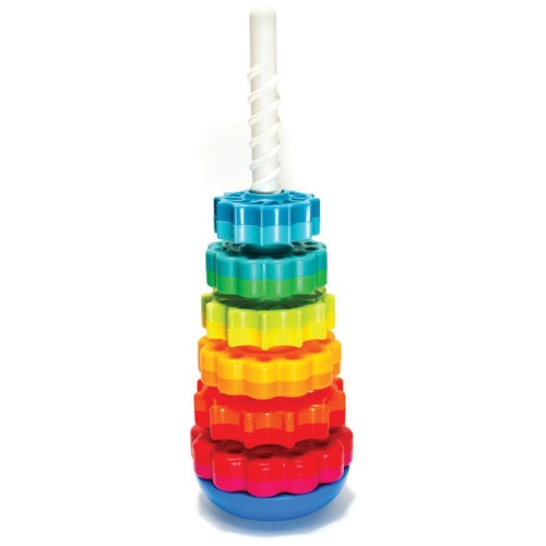 Fat Brain Toys SpinAgain Stacking Toy