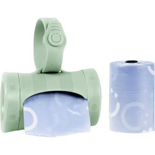 Ubbi On-the-Go Diaper Bag Dispenser for Travel, Retractable Must Have for Newborns, Helpful Baby Accessory, Sage Green