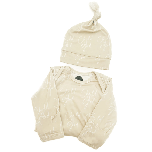 Child of God Bamboo Gown & Matching Beanie – OUR HOUSE ABOVE