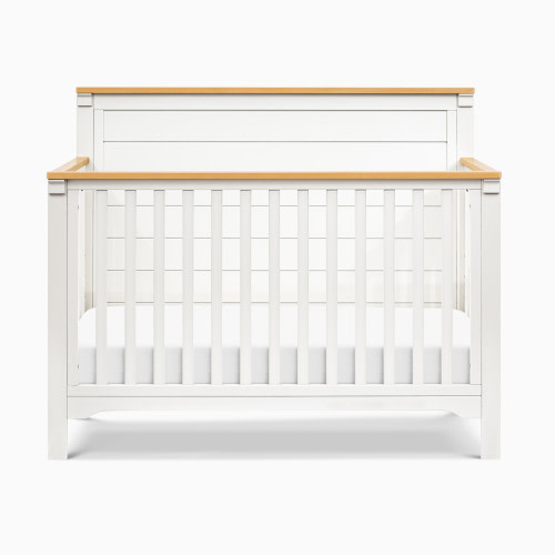 daVinci Shea 4-in-1 Convertible Crib - Warm White/Honey
