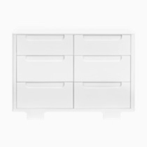 babyletto Yuzu 6-Drawer Dresser - White