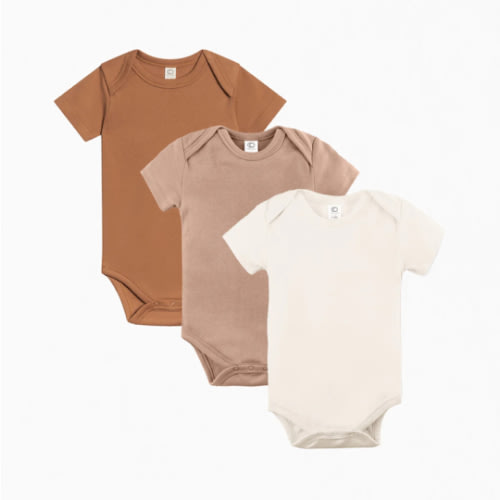 3-Pack Short Sleeve Bodysuit Bundle