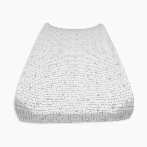 Burt's Bees Baby Organic Cotton Jersey Changing Pad Cover - Alphabet Bee