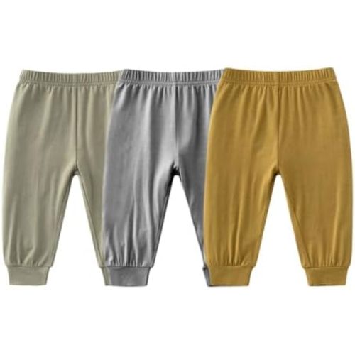 Baby Boys Girls Viscose from Bamboo Jogger Pants Infant Toddler Bloomers Kids Harem Pant