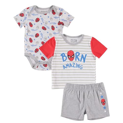Marvel Baby Infant Boys Short Sleeve Newborn Spiderman Character Bodysuit Avengers Baby Boy Clothes