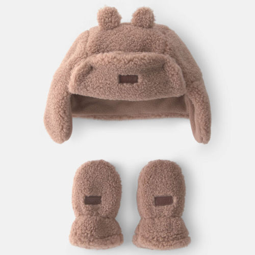 Baby Kombi Mont Blanc Hat Set - Bone | Carter’s Oshkosh Canada