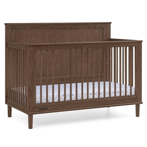 Delta Children Penelope 6-in-1 Convertible Crib  - Teak Brown