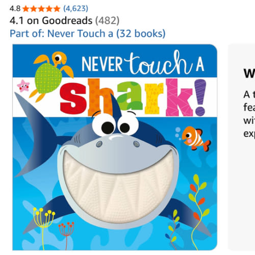 Never Touch a Shark!