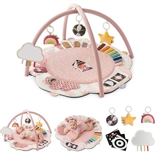 Blissful Diary Baby Play Gym, 5 Development Zones Activity Tummy Time Mat