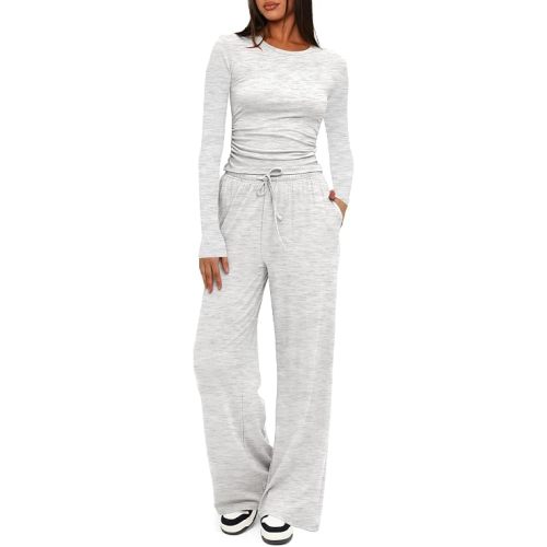 Darong Women's 2 Piece Matching Lounge Sets 2026 Fall Travel Outfits