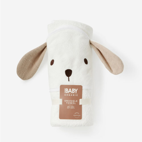 Kids’ White Baby Organic Snuggle Towel | Cotton On Kids Australia