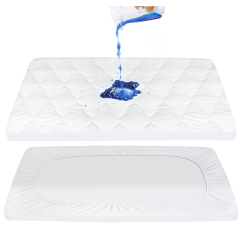 Pack and Play Mattress Pad Sheets Cover Waterproof, Soft Quilted Fit Graco Pamo Babe Pack and Play Mattress Protector 27" X 39", Baby Portable Mini Cribs and Foldable Mattresses Pad