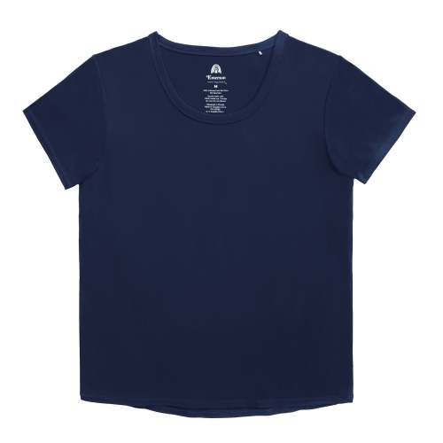Navy Blue Womens Bamboo Tee Shirt – Emerson and Friends