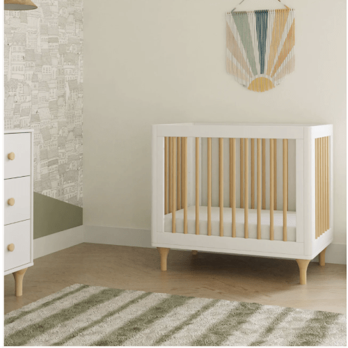 Babyletto Lolly Mini Crib | 4-in-1 Convertible Crib to Twin Bed