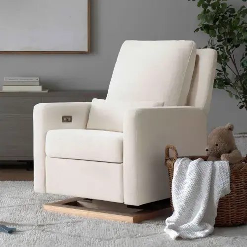 Cash Fund – Babyletto Sigi Electronic Recliner in Performance Cream – $999
