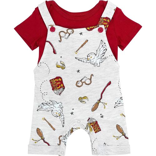 Harry Potter Baby Boys T-Shirt and Shortall Romper Set Gifts Baby Clothes