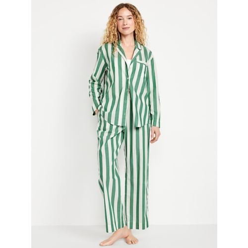 Poplin Pajama Pant Set