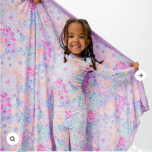 Doodle Blooms Large Cloud Blanket® – Little Sleepies