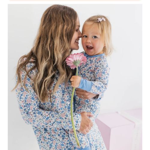 Lily Floral Women's Long Sleeve Short Set – In My Jammers