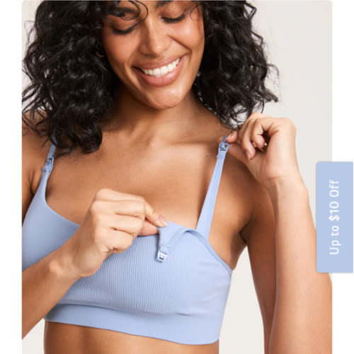 Ribbed Scoop Nursing Bralette