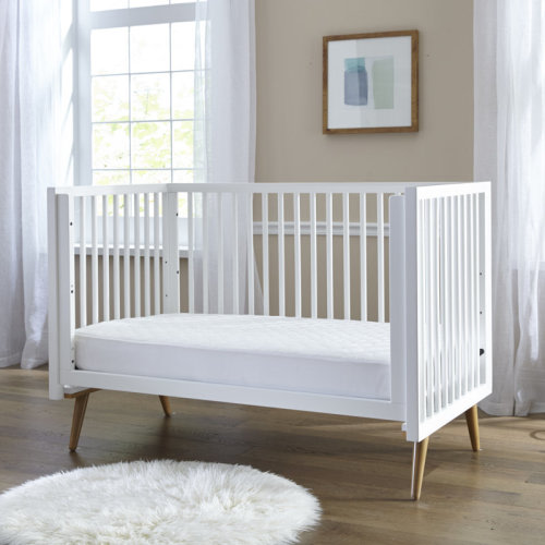 Sealy Baby Stain Protection Waterproof Fitted Baby Crib Mattress Protector Crib Mattress Pad Topper for Crib Mattresses and Toddler Beds, Machine Washable and Dryer Friendly, 52" x 28" & Reviews | Wayfair