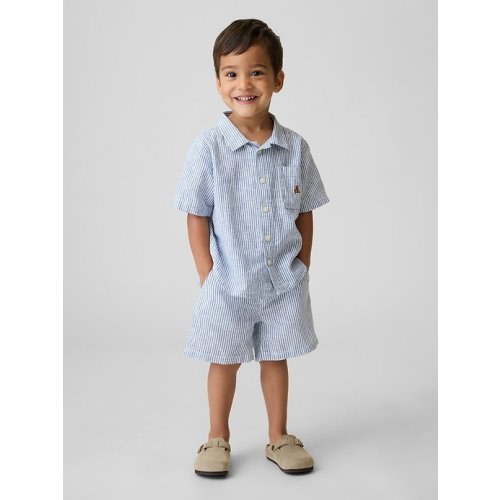 Baby & Toddler Linen-Cotton Shorts
