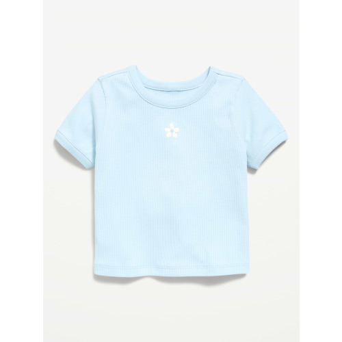 Short-Sleeve Ringer Graphic T-Shirt for Toddler Girls