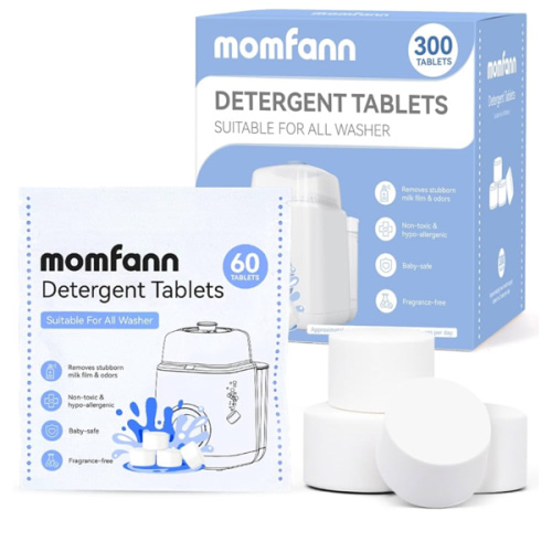 300 Professional Deep Cleaning Detergent Tablets for All Baby Bottle Washers, Washer Tablets for Bottle Washer and Sterilizer and Dryer, Easy to Use