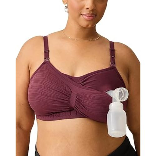 Kindred Bravely Sublime Pumping Bra Hands Free, Adjustable Pumping & Nursing Bra with EasyClip for All Breast Pumps