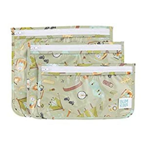 Amazon.com: Bumkins TSA Approved Toiletry Bag, Travel Bag, Quart Zip Pouch, Clear Sided, PVC-Free, Vinyl-Free, Set of 3 – Camp Gear : Beauty & Personal Care