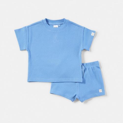 Short Sleeve Textured Set - Kmart