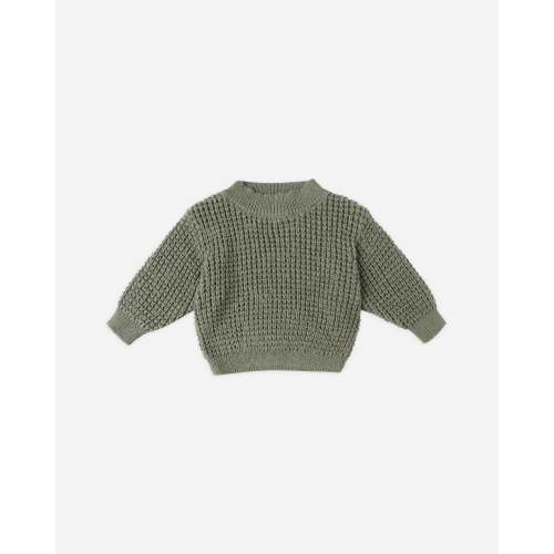 Chunky Knit Sweater || Forest