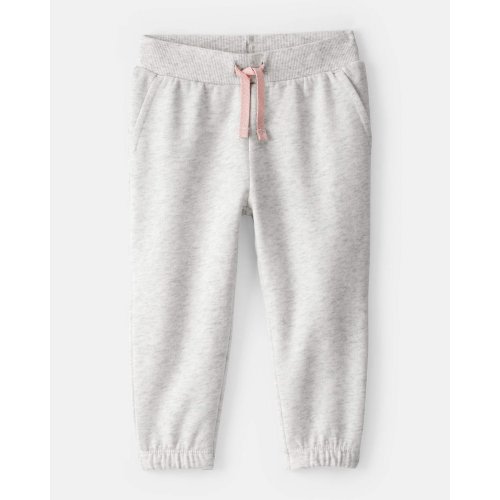 Baby Girl DayDream Fleece Joggers - Grey | Carter's