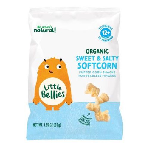 Little Bellies Organic Sweet & Salty Softcorn Baby Snacks - 1.25oz