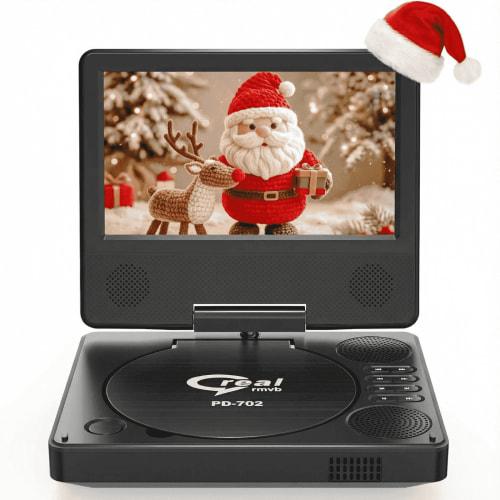 PJGCWB, Portable DVD Player for Kids, 9.5 inch, Region-Free Car Travel