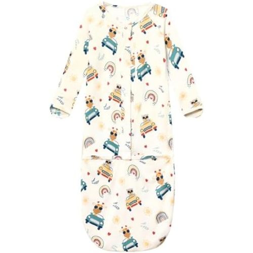Baby Nightgowns Sleeper Gown Newborn Long Sleeve Pajama Gowns Unisex Viscose from Bamboo Infant Sleepwear