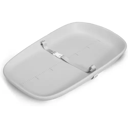 Baby Changing Pad, Soft, Lightweight and Portable, Waterproof and Easy to Clean, Large EVA Cushion for Comfort with Height Scale and Anti Slip Bottom (Grey with Height Scale)