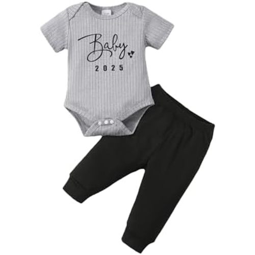 SUNNY PIGGY Baby Boy Clothes Newborn Infant Boys Outfits Romper Hat Pants 3PC Set 0-3 3-6 6-12 12-18 Month Clothing Gift